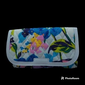 Vera Bradley Trimmed Wristlet Marian Floral NWT